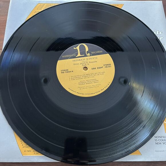Heinrich Schütz ‎Kleine Geistliche Konzerte Book II (1639) 4xLP Box Set Nonesuch - Picture 14 of 16